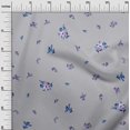 thumbnail image 2 of oneOone Silk Tabby Fabric Leaves & Flower Floral Printed Craft Fabric BTY 42 Inch Wide, 2 of 4