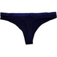 thumbnail image 2 of Jockey Women's Navy Supima Cotton Allure Thong Panties Size S MSRP $13, 2 of 2