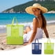 thumbnail image 1 of Bolsa Verde con Bolsa de Hielo para Playa, Piscina o Actividades Al Aire Libre. Permite Separar La Ropa Seca y Húmeda. Medidas: 16,5 X 12,5 X 5,9 Pulgadas., 1 of 6