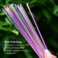 thumbnail image 4 of Linyer 12 Pieces Bike Spokes Modification Accessories Bicycles Components Universal Colorful Stainless Steel Spokes Wires Replacement Colorful 293MM, 4 of 7