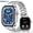 Silvery Steel Belt, variant on 2026 Smart Watch 2.1" HD Display, Bluetooth 5.3, Wireless Calling, 123+ Sport Modes, Long Battery Life