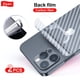 thumbnail image 1 of 2 piezas de película trasera mate de fibra de carbono para iPhone 14 13 12 Mini 11 Pro XR X XS Max 7 8 Plus SE3 pegatina transparente resistente a los arañazos Tan Jianjun  unisex, 1 of 1