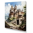 thumbnail image 2 of Designart "Majestic Guardians of Fortresses III" Cityscapes Canvas Wall Art, 2 of 5