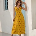 thumbnail image 5 of Mrs Fox's Dress Fashion Boho Beach Long Dresses Female Party Printed Maxi Dress, 5 of 9