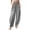 Gray, variant on AILIYIL Versatile Pants Womens Solid Color Casual Pants Trousers Elastic Waist Pockets Wide Leg Trousers (Blue,XXL)