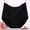 Black, variant on SDNall Underwear for Women Large Solid Lace High Waist Summer Underpants ,Sizes：L-4XL