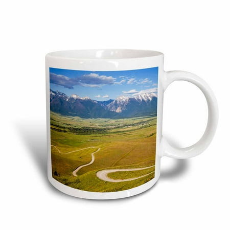 3dRose St Ignatius, Red Sleep Mountain Drive, Montana - US27 CHA1480 - Chuck Haney, Ceramic Mug, 15-ounce