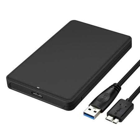 External Hard Drive Case Hard Disk Box USB3.0 Storage Devices High Speed 2.5' SATA SSD Desktop Laptop Support (Best Computer Storage Devices)