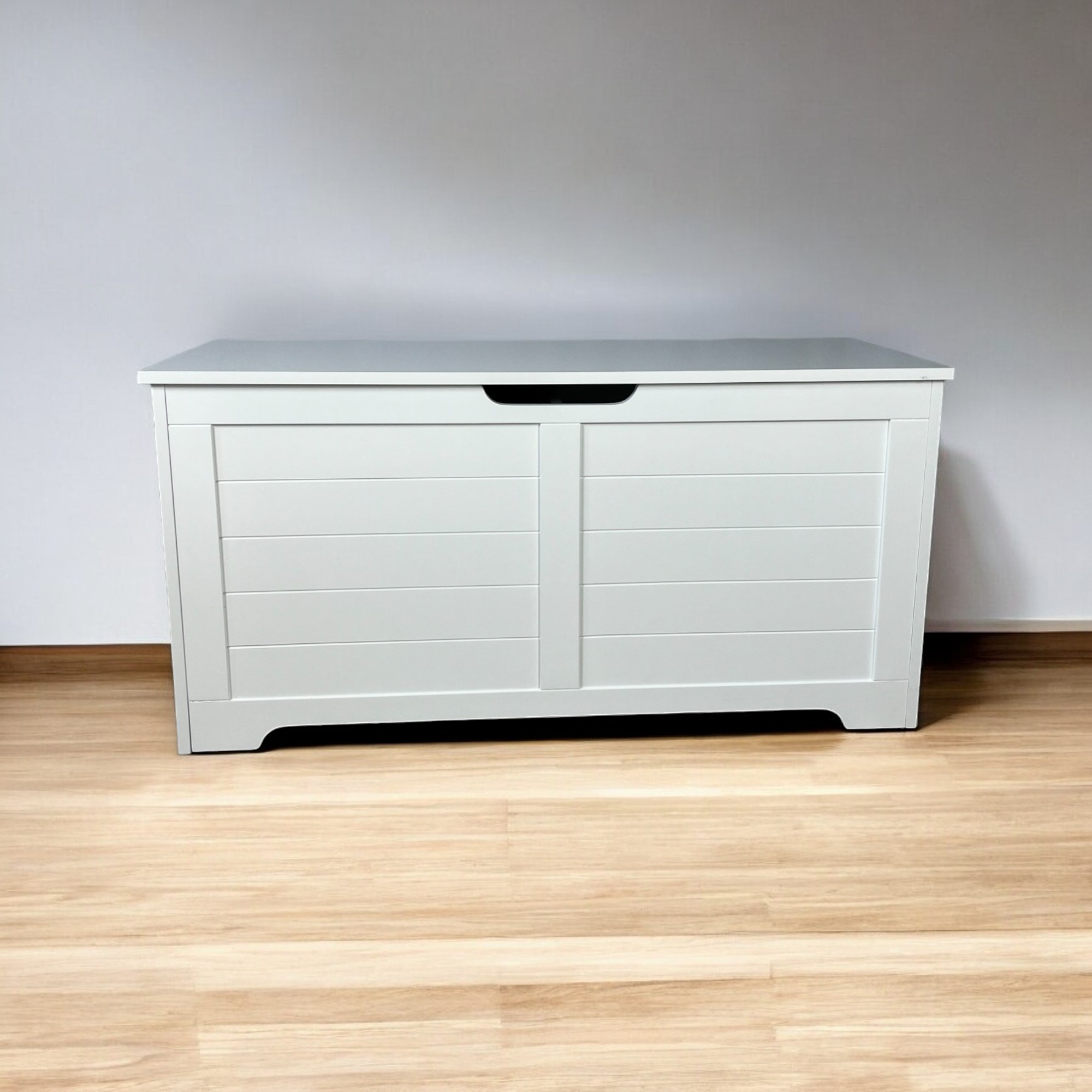 Jopath Cat Litter Box Enclosure for 2 Cats, Hideaway Litter Box,39.4" Top open Cat Litter Box Enclosure Furniture, Cabinet for Large Cat, Double Rooms, White