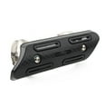 thumbnail image 4 of NS Universal Black Exhaust Muffler Pipe Heat Shield Cover Heel Guard Motorcycle, 4 of 6
