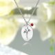 thumbnail image 2 of JeenMata Collar con Flor de Nacimiento de Enero Regalo Floral Personalizado para Mujeres, 2 of 5