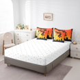 thumbnail image 4 of Boys Ball Sports Bed in a Bag King 7 Pieces,Basketball Hoop Comforter Set Reversible Sunset Cityscape Competitive Games Design,Soft Breathable Bedding Sets with Comforter,Sheets,Pillowcases, 4 of 5