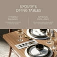 thumbnail image 5 of Maven Lane Leon Traditional Wooden Dining Table in Antiqued Brown Finish, 5 of 7