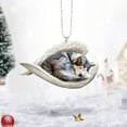 thumbnail image 4 of Less Than 5 Hangs Christmas Sleeping Angel Dog Christmas Decorations Dog Memorial Decorations Dog Angel Shape Acrylic Pendant Gift for Dog Lovers Christmas Holiday Christmas Crafts, 4 of 9