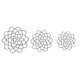 thumbnail image 1 of Stainless Steel Flower Arrangement Rack Lightweight Flower Holder Decor For Water-filled Vases, 1 of 5