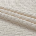 thumbnail image 4 of Kate Aurora Herringbone Shag Ultra Soft & Plush Accent Throw Blanket - 50 in. W x 60 in. L - Ivory, 4 of 4