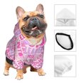 thumbnail image 3 of Fotbe Best Mom ever Sudadera con Estampado para Perros Pequeños – Suéter con Capucha para Mascotas, Tela Suave de Forro Polar con Bolsillo-Small, 3 of 7