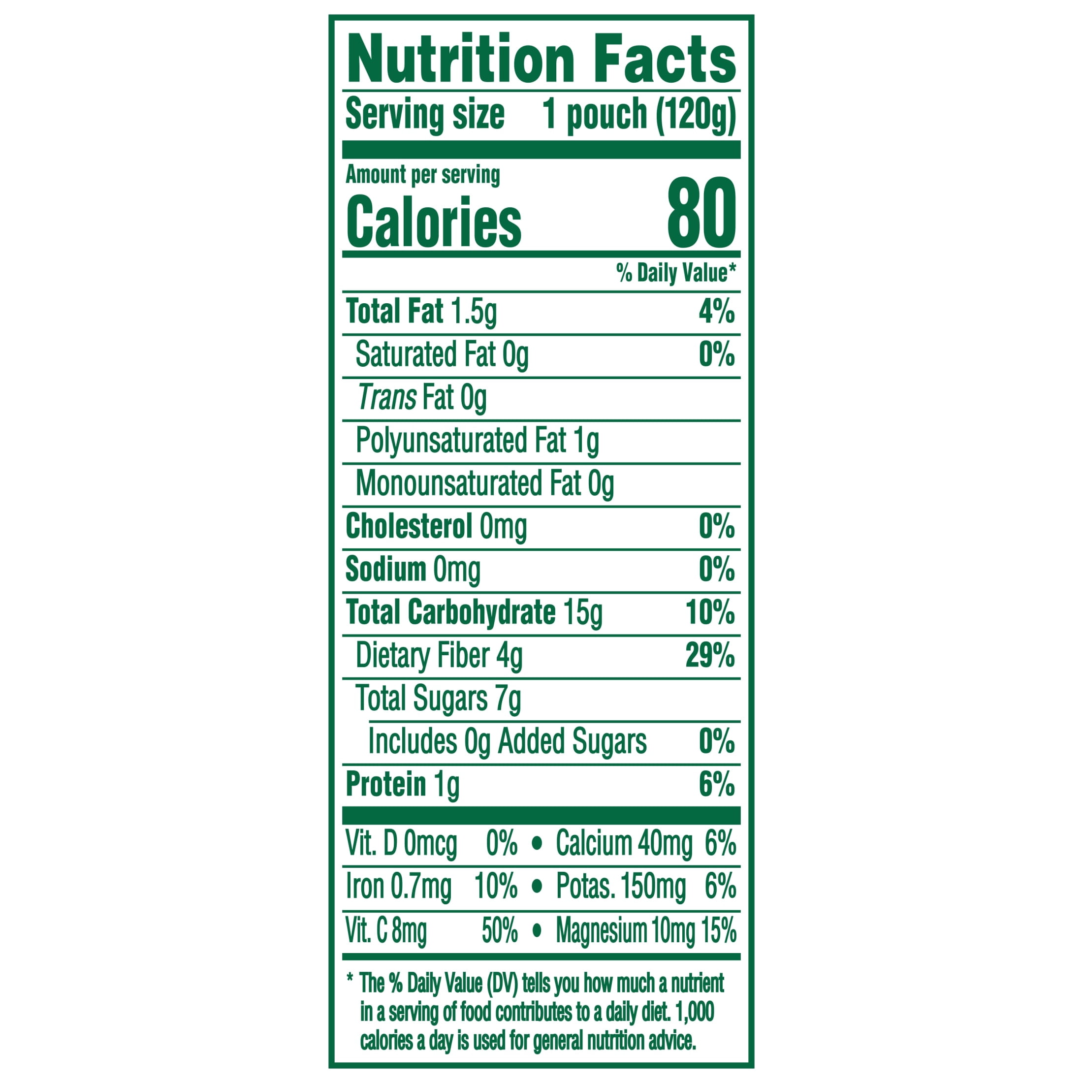 Happy Tot Organics Super Foods Stage 4, Pears Green Beans Peas & Super Chia, Organic Tot Food Pouches, 4.22 oz. (8 pack)