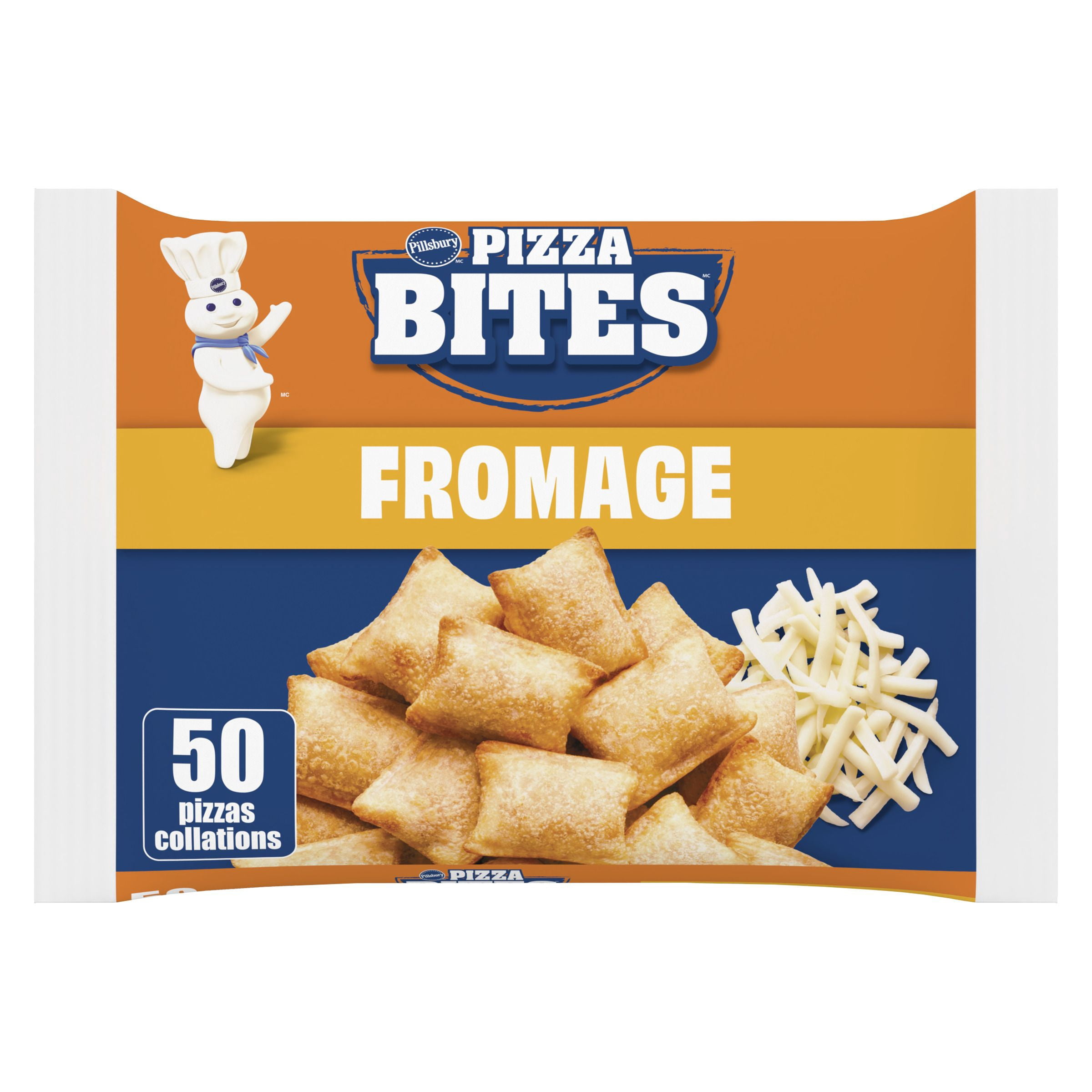Pillsbury Pizza Bites, Cheese Flavour, Frozen Pizza Snacks, 693 G, Contains: Wheat, Milk, Soy. May contain: Mustard., 693 g
