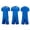 Blue, variant on Soccer Jersey and Shorts Set for Boys, Breathable Quick-Dry Team Sport Training Uniform for Kids 4-13Y