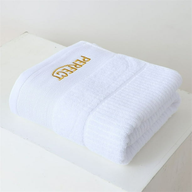 Toalla Absorbente gruesa blanca, regalo de toalla de baño con propiedades absorbentes de agua