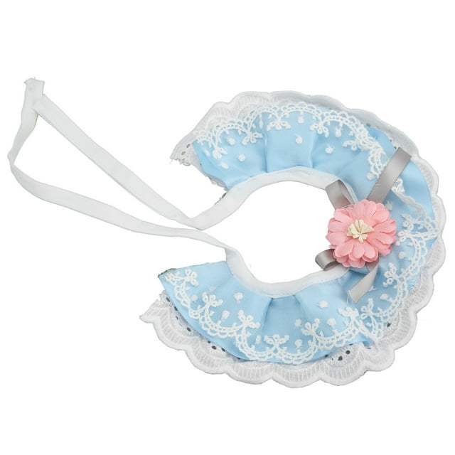 Pet Lace Scarf Cat Lace Bib Cat Saliva Towel Pet Saliva Towel Cat Lace Scarf Breathable Soft And Comfortable Cute Lace Princess Pet Saliva Towel For Small Medium Cats Dogs