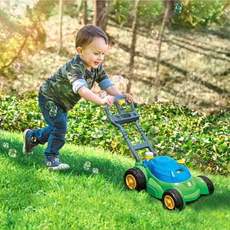 PLAY DAY BUBBLE MOWER, INCLUDES 4 FL OZ SOLUTION FOR CHILDREN AGES 3 AND UP