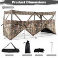 thumbnail image 2 of Pop Up Hunting Blind Panel Tent for 1-3 Person, Portable Waterfowl Hunting Shelter, 2 of 9
