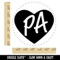 thumbnail image 2 of PA Pennsylvania State in Heart Self-Inking Rubber Stamp Ink Stamper - Black Ink - Large 1-1/2 Inch, 2 of 7