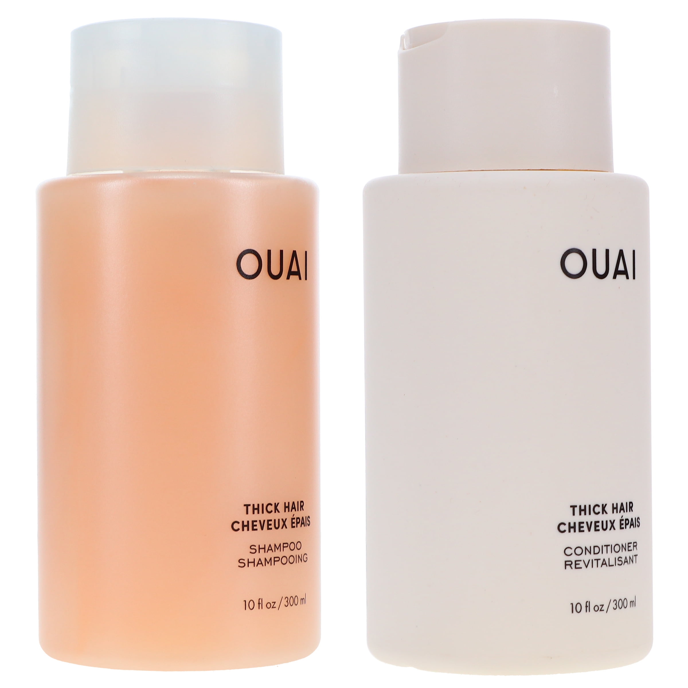 OUAI Thick Hair Shampoo 10 oz & Conditioner 10 oz Combo Pack