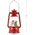 thumbnail image 2 of Christmas Snow Globe Lantern, Battery Operated Lighted Swirling Glitter Water Lantern with Timer for Christmas Home Decoration, Pickup Truck Black, 2 of 6