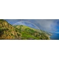 thumbnail image 2 of Miller, Anna 24x11 White Modern Wood Framed Museum Art Print Titled - Rainbow-Big Sur Area-California-USA, 2 of 4