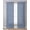 Blue, variant on Purple Solid Color Sheer Curtains 54 Inch Length 2 Panels Set for Living Room/Bedroom, Aesthetics Contemporary Luxury Kitchen Curtains Grommet Semi-Sheer Curtains Drapes Window Treatments 42"x54"x2