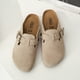 thumbnail image 1 of Zapatillas de suela antideslizante para mujer, zapatillas con hebilla ajustable para interiores y exteriores DQrwqpou Tenis De Mujer Tenis De Hombre, 1 of 8