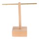 thumbnail image 2 of 2x Práctico Base de Estante de Suspensión de Joyería con Orificios Cuelga Pendientes Organizador Soporte de Soporte de Hugo Estante para colgar aretes de madera, 2 of 10