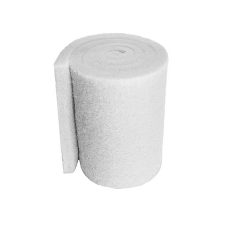 White Classic Koi Pond FINE Filter Roll - 12 inch by 72 inch Long by (Best Koi Pond Filter)