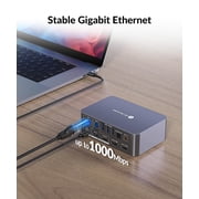v AV Access Docking Station KVM Switch Dual Monitor for Laptop & Desktop - USB C Charge, Full Aluminum, KVM Switcher for 2 PCs with Ethernet, EDID, 4K@60Hz/2K@144Hz/1080P@240Hz, 3xUSB 3.0(iDock-C10)