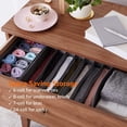 thumbnail image 5 of Basics Dresser Drawer Storage Organizer for Undergarments Gray | Set of 4, 5 of 8