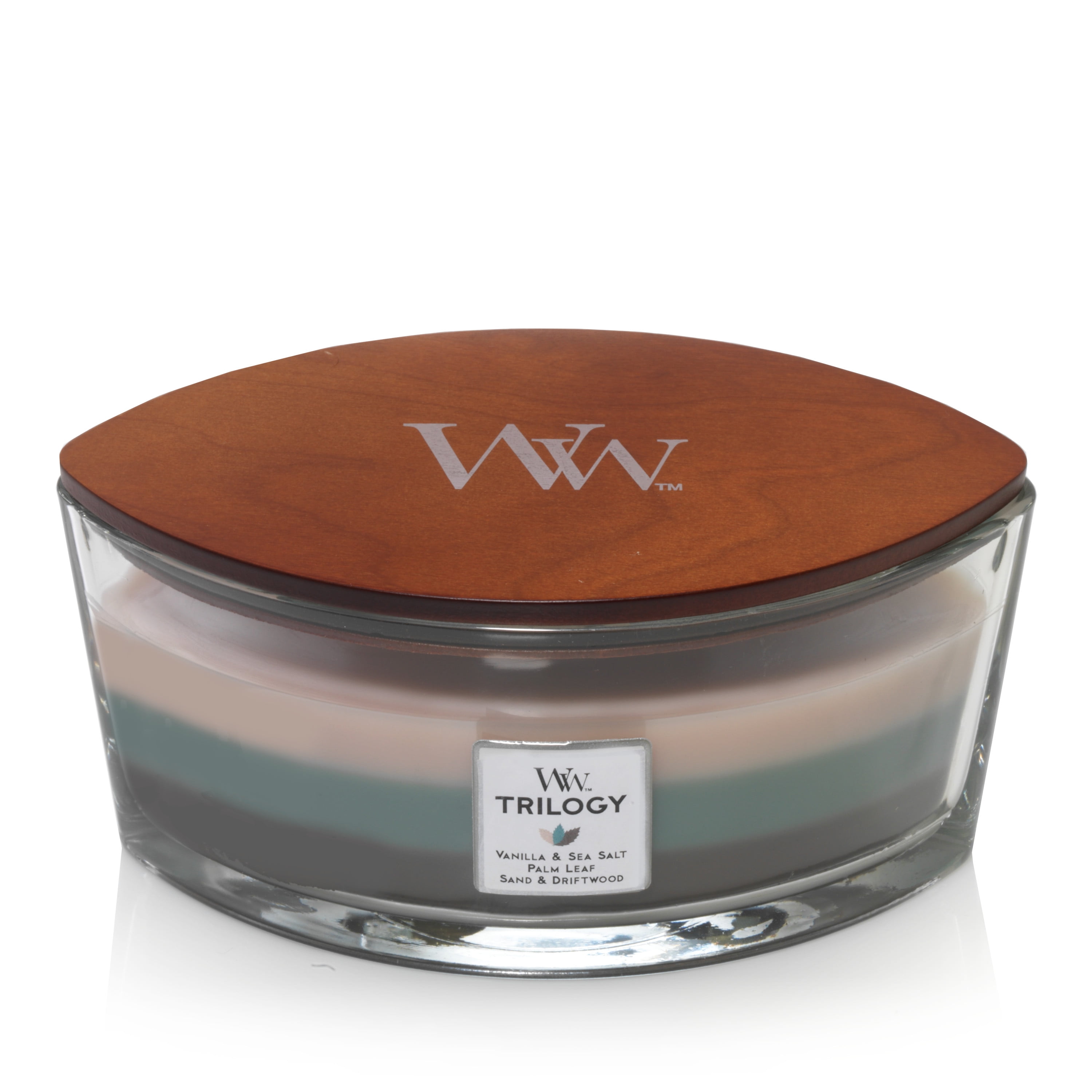 WoodWick®Trilogy Ellipse Candle, Ocean Breeze