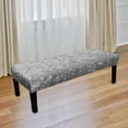 thumbnail image 6 of Piano Slipcover Seat Protector Removable Cover for Kitchen Decor Dark Gray, 6 of 8