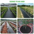 thumbnail image 7 of Weed Barrier, 4FT Heavy-Duty Garden Weed Landscape Fabric Durable Polypropylene Cloth for Gardening, Soil Erosion Control, and UV stabilized, 7 of 7