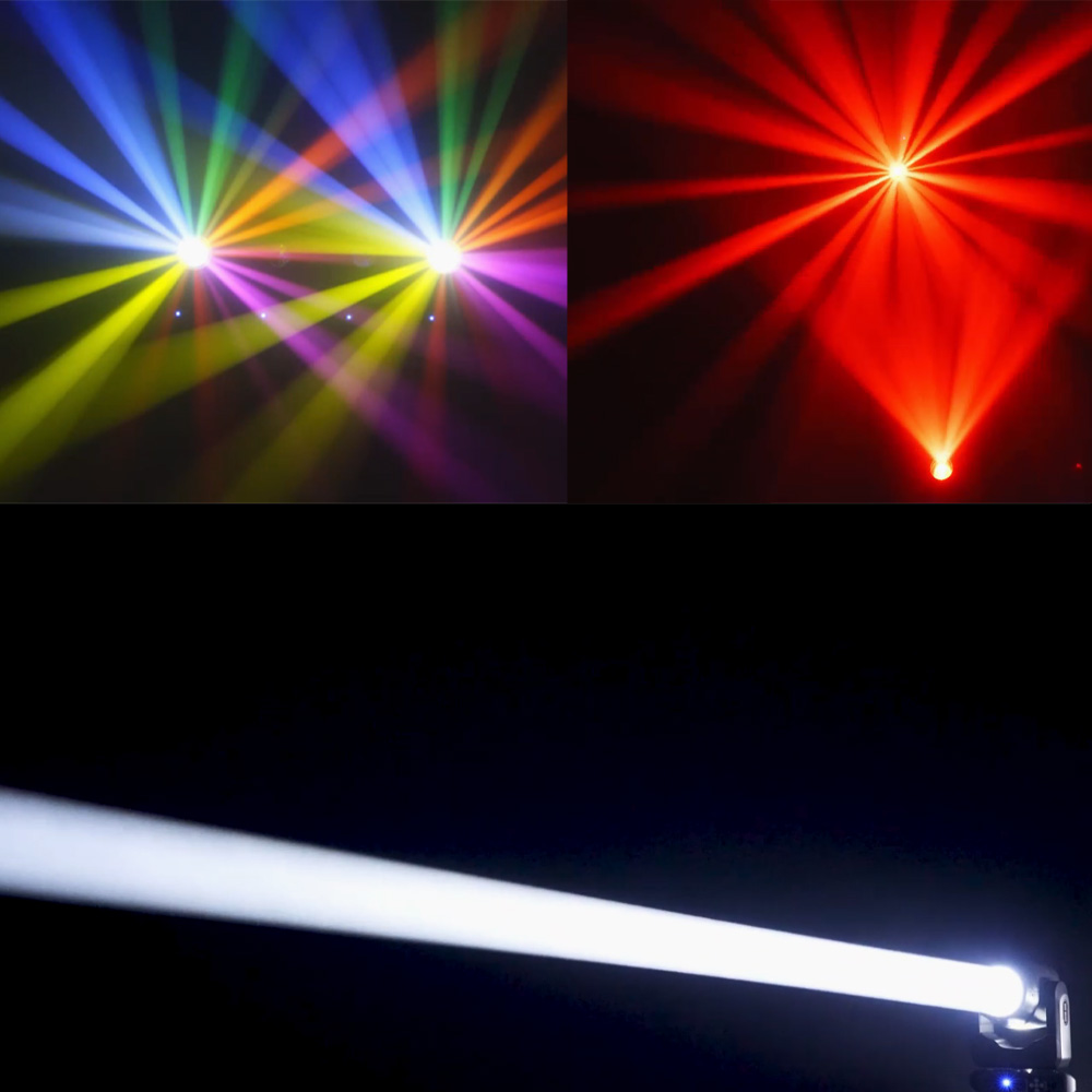 Visual Show  Professional 200W LED Beam Moving Stage Light  with Stirp Wash Led Gobo for Club Party