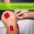 thumbnail image 3 of AUVON TENS Unit Pads 2"X2" 20 Pcs  3rd Gen Latex-Free Replacement Pads Electrode Patches with Upgraded Self-Stick Performance and Non-Irritating Design for Electrotherapy (Red), 3 of 7