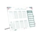 thumbnail image 2 of Fiudx Tablero de Notas Acrílico, Superficie de Escritura Transparente Borrable, Transparente y Resistente, Planificador Diario, Organizador de Escritorio de Oficina, 30 X 20 Cm, Incluye 6 Marcadores, 2 of 7
