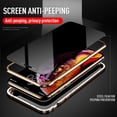 thumbnail image 7 of Anti-Peeping iphone XS Max Full Body Phone Case, Magnetic Absorption Double-Sided Tempered Glass Metal Bumper To Protect Privacy Protection Cover For iphone XS Max (Red), 7 of 7