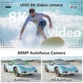 thumbnail image 2 of Saneen 8K Digital Camera for Photography 88MP Vlogging Camera for YouTube with 3'' 180° Ultra HD Flip Screen 18X Zoom WiFi Autofocus Video Cameras Gray, 2 of 7
