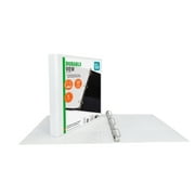 Pen + Gear 1-Inch Durable Binder White 6 Pack