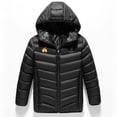 thumbnail image 6 of Kids Heated Jacket Xqxayjr Kids Heated Jacket Coat with 3 Heating Zones, Electric Lightweight Zip Up Warm Heated Coat USB Charging Heated Jacket for Skiing for, 6 of 7