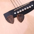 thumbnail image 3 of Elegir 2 piezas de púas de guitarra de madera Plectrum para guitarra acústica ukelele madera de nogal negro Tomshoo Elegir, 3 of 4