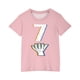 thumbnail image 3 of Blusas y camisas de manga corta con cuello redondo para niños pequeños, niños y niñas, camisetas estampadas de moda, lindas camisetas de manga corta con cuello redondo y estampado, blusa para niña, 3 of 7